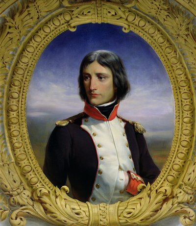 Napoleon Bonaparte as Lieutenant Colonel of the 1st Battalion of Corsica, 1834 by Felix Philippoteaux